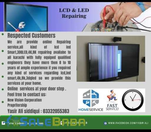 Led tv home service available to all karachi