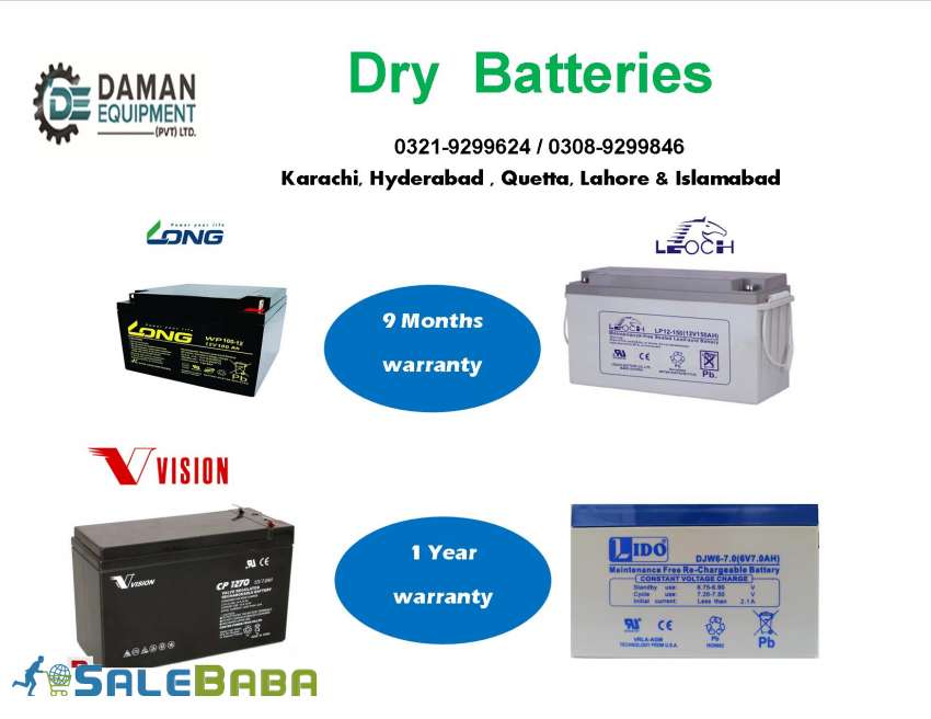 Dry Batteries  Brand Leoch 12V 26AH