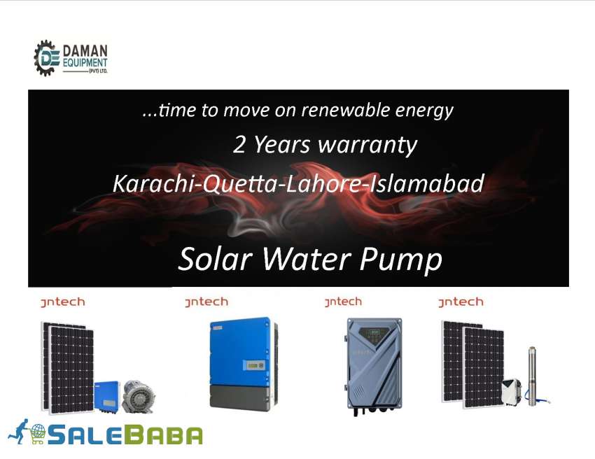 SOLAR WATER PUMP 300FEET DEPTH  WITH   INVERTER  PANELS