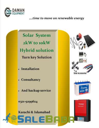 10kw solar system 230ah12v tubular 10kva infini or any hybrid brand inverter an