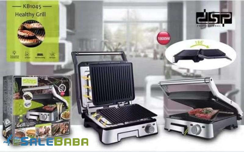 Professional Panini Grill  Panini Press Machine  Electric Sandwich Maker  Gri