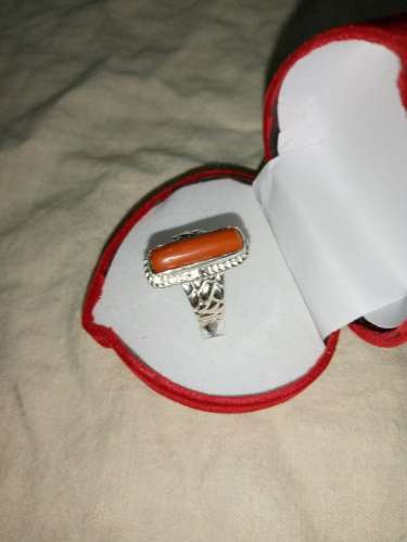 Coral - Marjan - Monga Silver Rings available   Whatsapp for Prices
