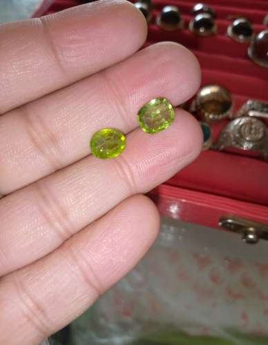 Olive Green Natural Peridot Stones  Whatsapp for order