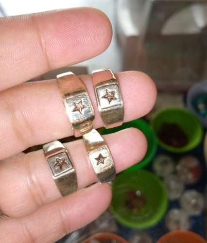 Hirz e Jawad Silver Ring  Star Ring   WHATSAPP for Order