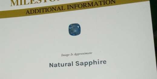 Ceylon Blue Sapphire (Neelum)  WhatsApp for Price or Order