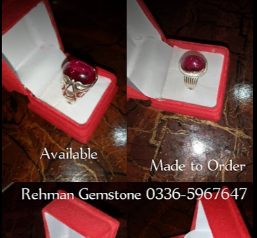 Irani Yaqoot Silver Ring Whatsapp for Order or Price