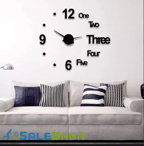 3D WOODEN WALL CLOCK FOR SALE IN SAHIWAL