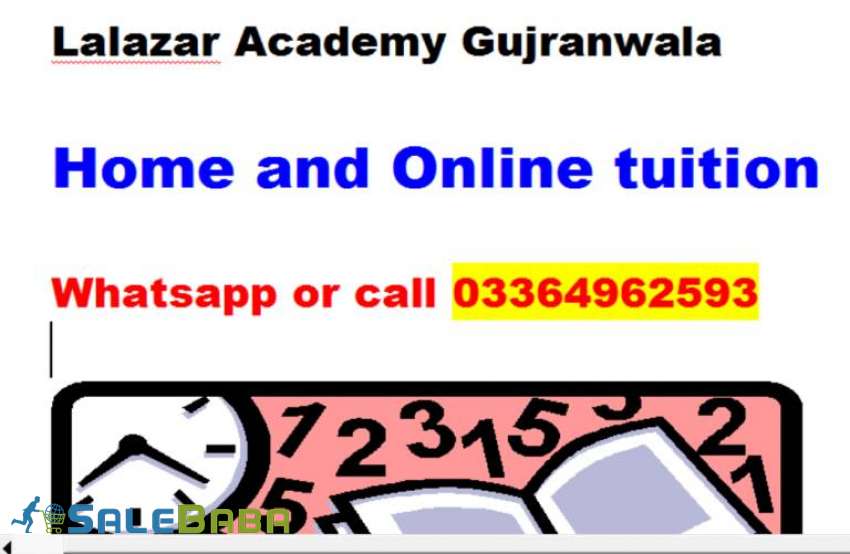 Home tuition Wapda Town Gujranwala