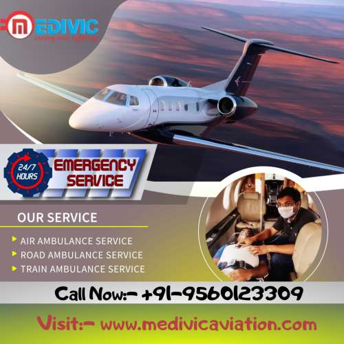 Matchless Medivic Air Ambulance Service in Raipur with Modern Aids