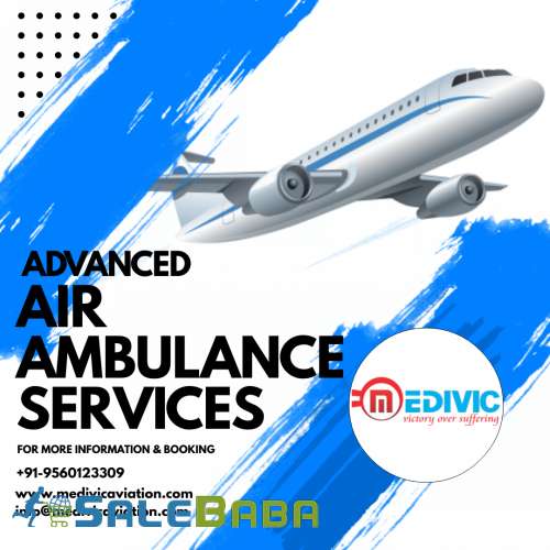 Acquire Exalted Air Ambulance Services in Kolkata by Medivic