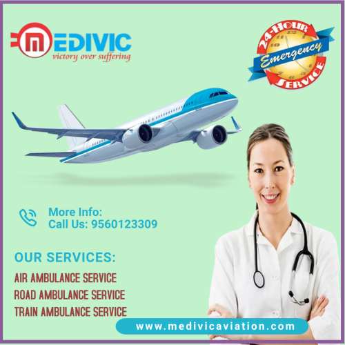 Pick Remedial Transfer with Doctors by Medivic Air Ambulance in Bhopal