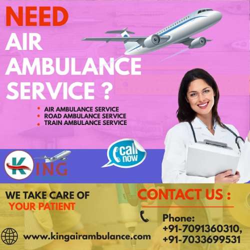 Use TopClass Commercial King Air Ambulance in Ranchi with ICU Setup