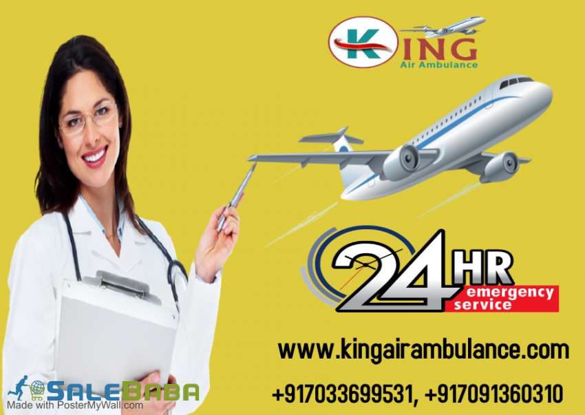 Always Active King Air Ambulance in Patna at Nominal Price