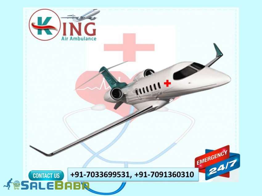 Rent Lower Cost by King Air Ambulance in Guwahati with Hifi Service