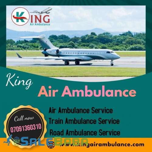 King Air Ambulance Service in Delhi with TopGrade Medical Tool