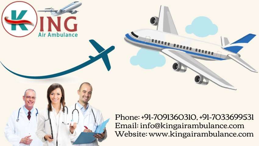 Choose the Top Class Air Ambulance Service in Guwahati via King