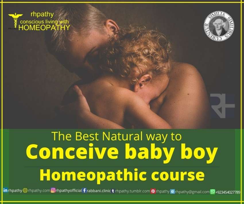 The best natural homeopathic medicine to conceive baby boy