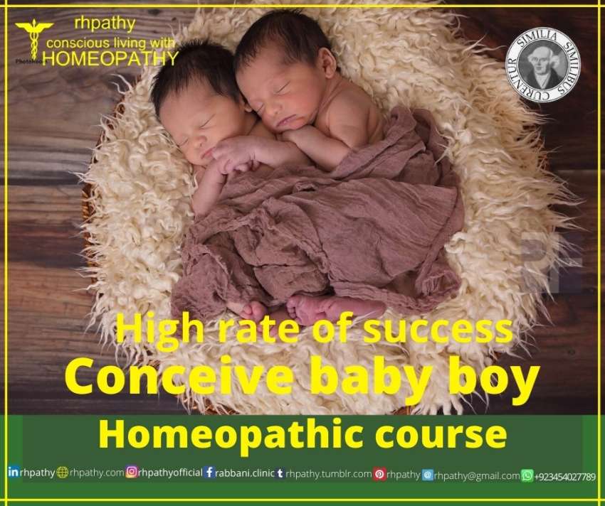 The best natural homeopathic medicine to conceive baby boy