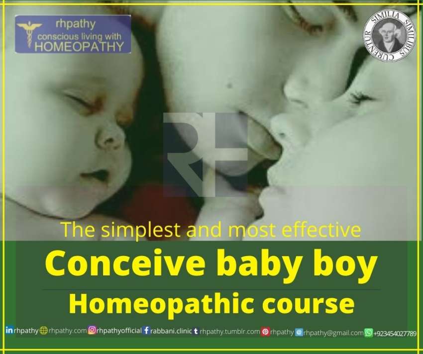 The best natural homeopathic medicine to conceive baby boy