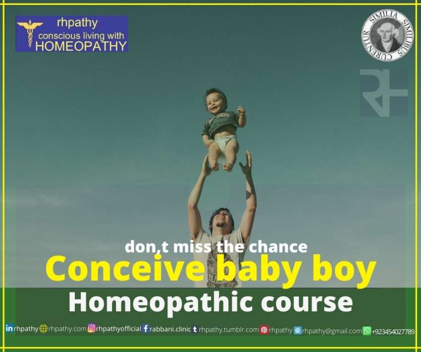 The best natural homeopathic medicine to conceive baby boy