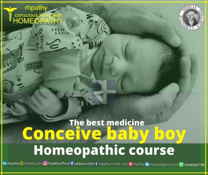 The best natural homeopathic medicine to conceive baby boy