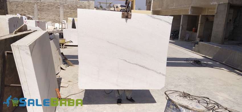 White marble slabs, tiles