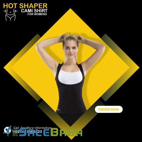 Black Slimming Hot Shaper Shirt For Womens