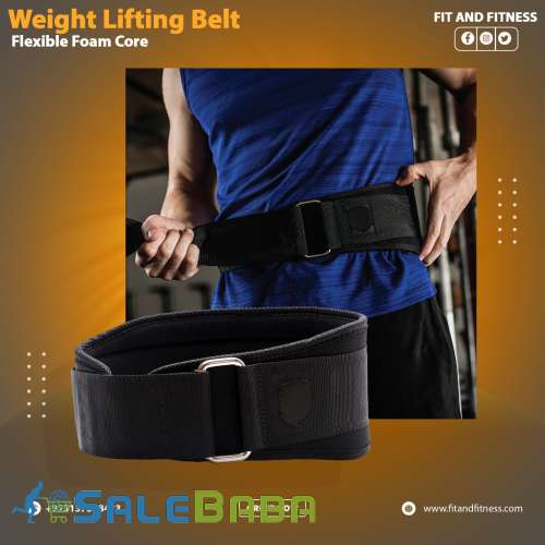 Gym Weight Lifting Belt Double Padded Back  Core Support For Bodybuilding