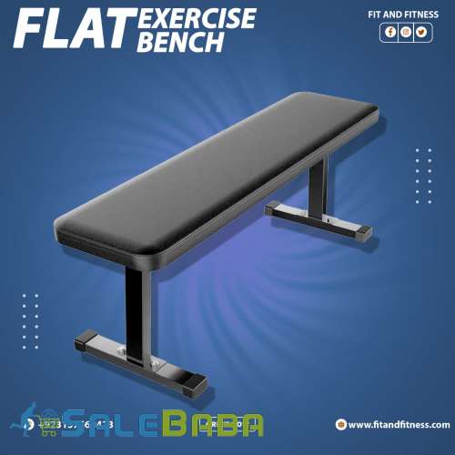 Flat Home Gym Bench  Black BEST Quality Strong Flat Bench Long Lasting