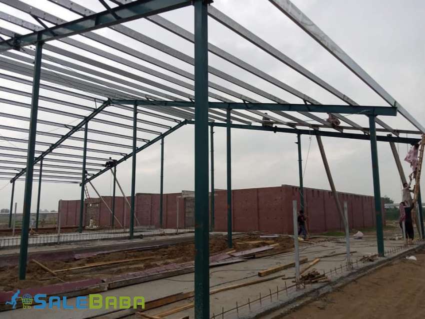 Steel structure sheds