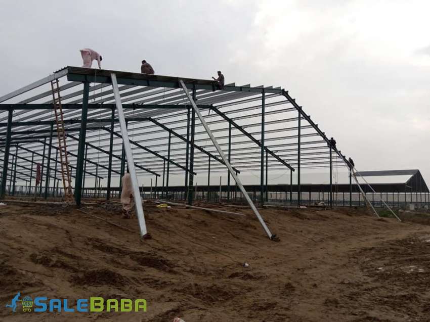Steel structure sheds