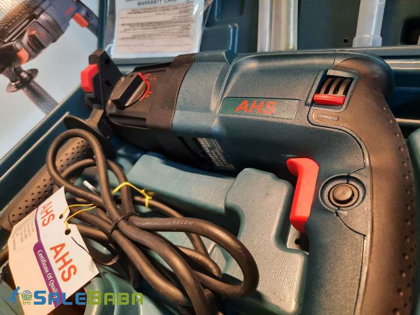 New Original AHS Rotary Hammer Heavy Duty Drill machine with tools