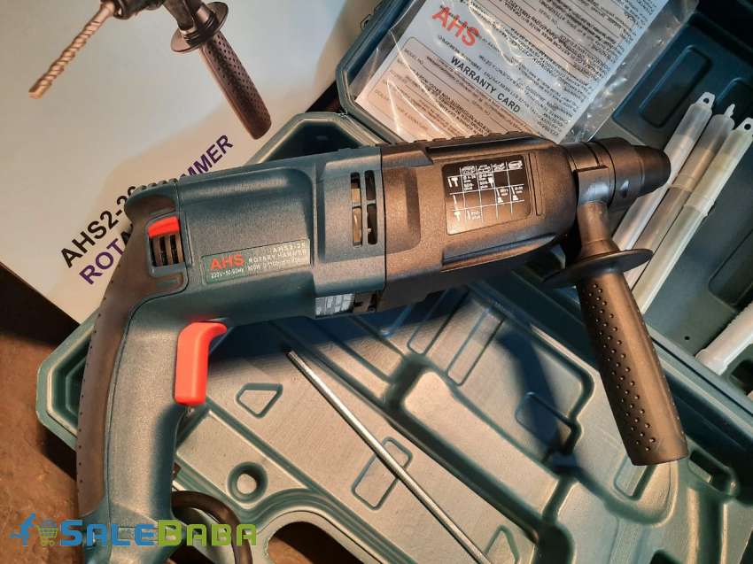 New Original AHS Rotary Hammer Heavy Duty Drill machine with tools