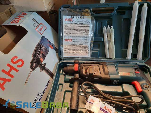 New Original AHS Rotary Hammer Heavy Duty Drill machine with tools