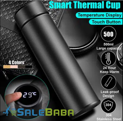 Intelligent Thermos Temperature Display Stainless Steel for Sale in Lahore