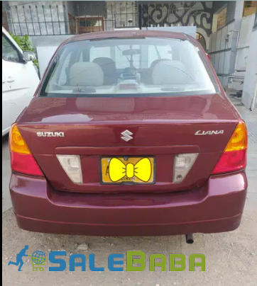 Suzuki Liana  Dark Red Car for Sale in  Karachi