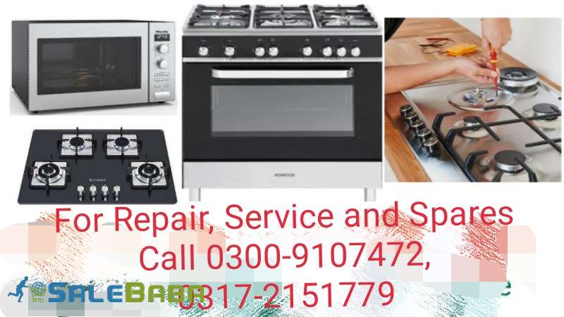 For Reapir, Service  Spares of Cooking Range, Stove, Oven, Chimney, Turbo, Hood