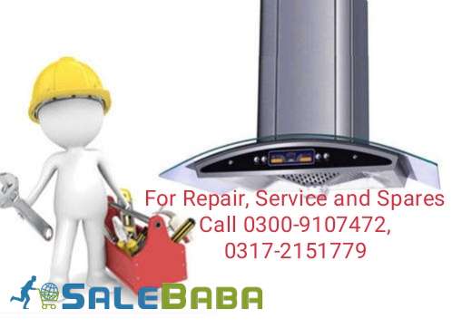For Reapir, Service  Spares of Cooking Range, Stove, Oven, Chimney, Turbo, Hood